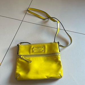 Kate Spade Patent Yellow Leather Crossbody